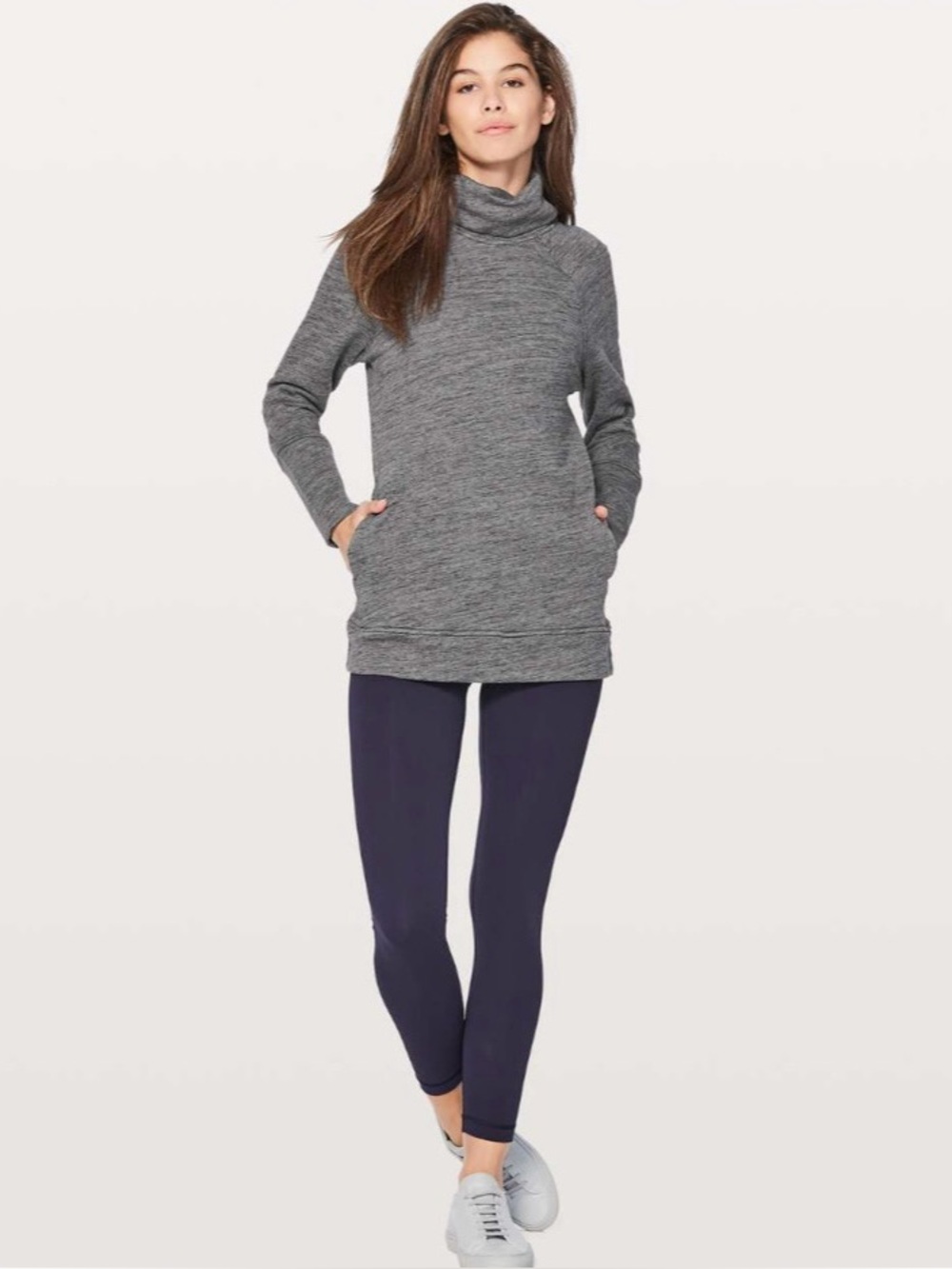Lululemon Gray To You Tunic Sweater